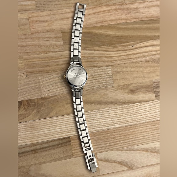 Anne Klein Ladies Watch Two Tone Gold Tone Quartz Silver Dial - Picture 7 of 9